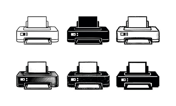 Home inkjet printer device with control panel and paper feeder designed for everyday printing tasks | Create ONE image containing