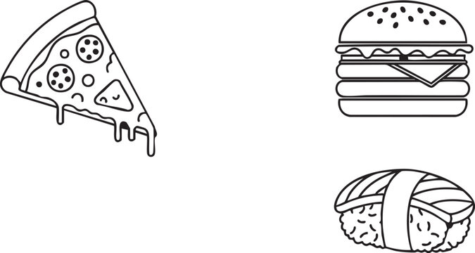 Abstract vector design element 57 isolated on white background