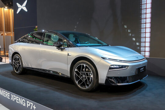 XPENG P7+ fastback  EV car