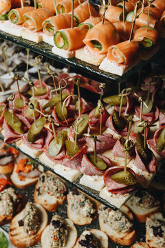 Assorted Gourmet Appetizers on Display