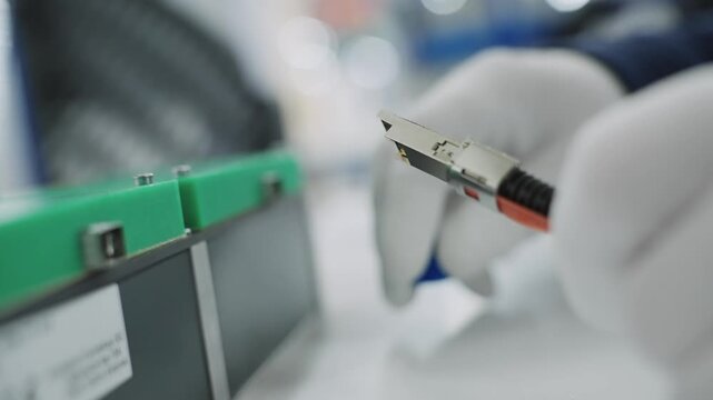 Quality testing of cable assembly process in a modern technology production environment