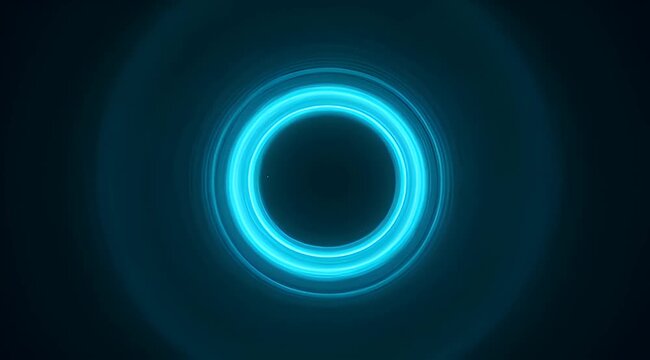 A mesmerizing image showcasing a luminous blue vortex against a dark background