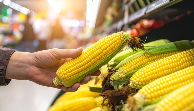 Supermarkt Maiskolben