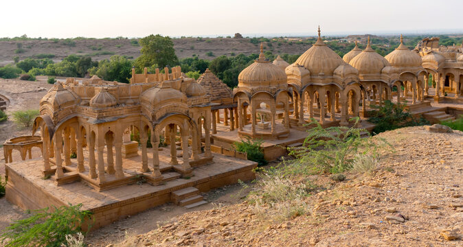 Bada Bagh, also called Barabagh is a garden complex near Jaisalmer, Rajasthan, India.