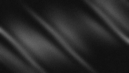 Fototapeta premium High-Quality Grainy Black Silk Texture Background with Soft Light Play