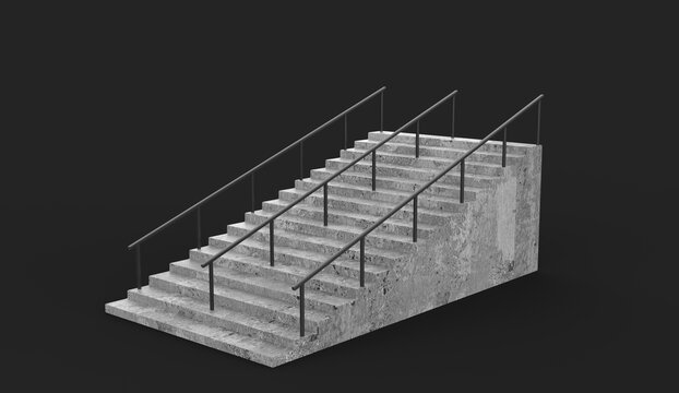 crossover stairway platform