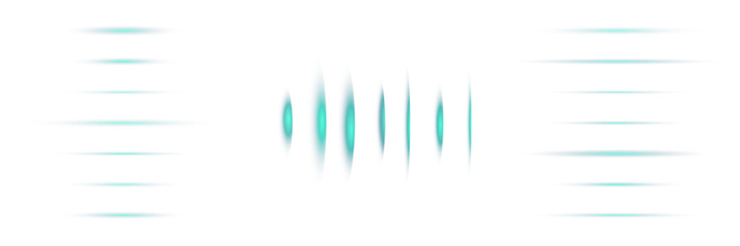 Abstract Cyan Digital Audio Waveform, Sound Frequency Visualization for Music Production