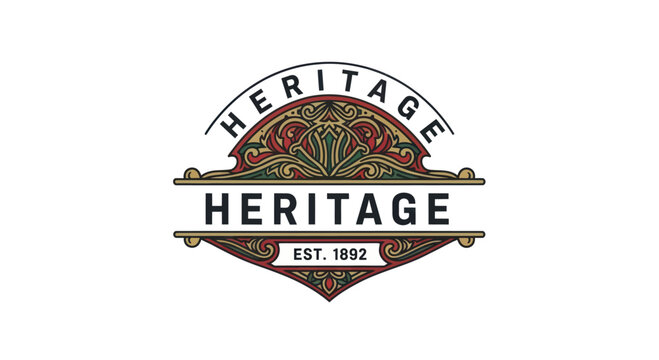 Vintage Heritage Logo with Established Date.