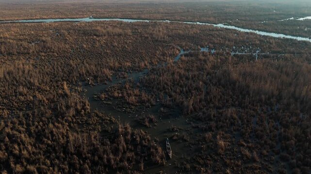 The Al-Jubaysh Marshes, located in Dhi Qar, Iraq, are part of the Mesopotamian marshlands, one of the world's largest wetland ecosystems. Known for their rich biodiversity, these marshes are home to u