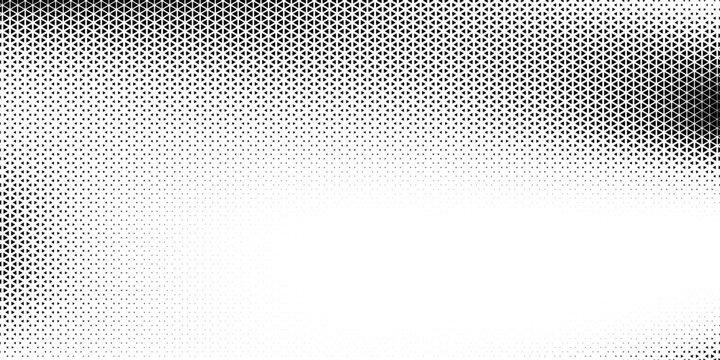 Geometric pattern of black diamonds on a white background.Seamless in one direction.Long fade out.The radial transformation method.