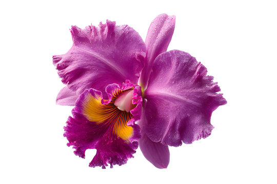 purple cattleya orchid flower