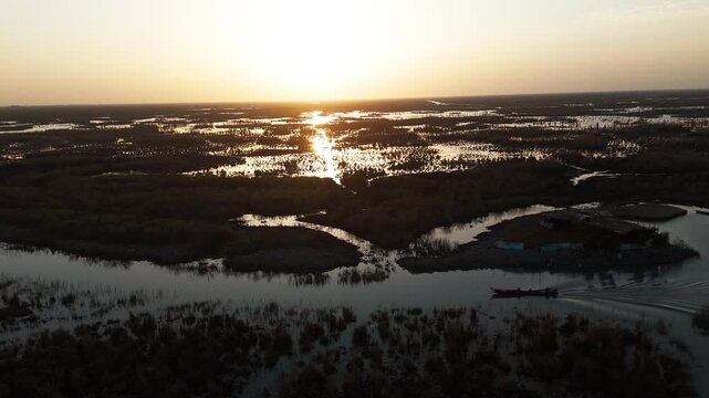 The Al-Jubaysh Marshes, located in Dhi Qar, Iraq, are part of the Mesopotamian marshlands, one of the world's largest wetland ecosystems. Known for their rich biodiversity, these marshes are home to u