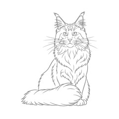 Obraz premium Artistic illustration of a lynx's ears, perfect for design projects and logos.