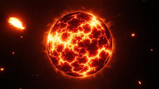 Solar Flare Sun Blaze Fire Energy.