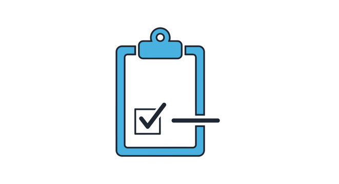 Clipboard with Checkmark and Pen.