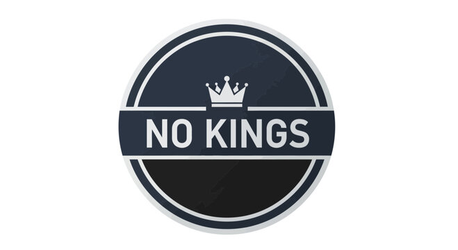 No Kings Logo Sign Emblem.
