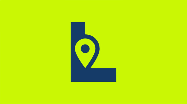 Location Icon Logo Design.