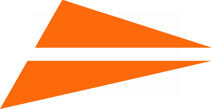 Orange Arrows Pointing Rightward.
