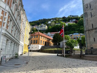 Fototapeta premium scenery in Bergen, Norway, Nordic Countries