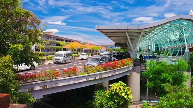 Bali Indonesia International Airport I Gusti Ngurah Rai Building Architecture Morning