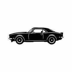Fototapeta premium vintage car isolated on white