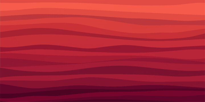 An abstract red silk background features a smooth flowing wave design with soft satin texture and elegant light lines for a modern motion art backdrop