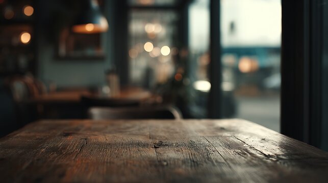 Empty tabletop as the main subject prepared for editorial storytelling, softly blurred background with muted color harmony, ambient low lighting creating a calm subdued tone, eye-level shot with a 35m