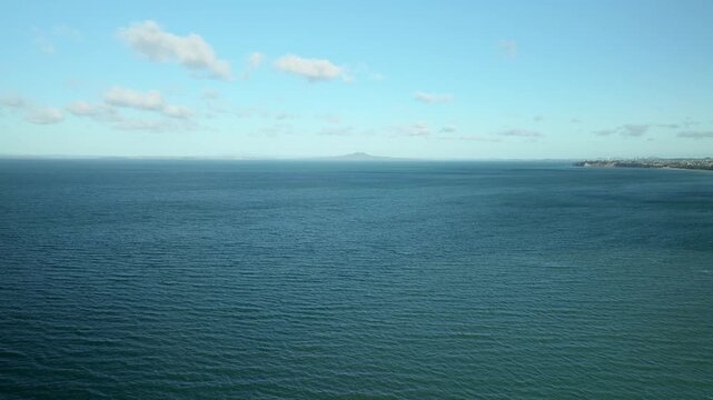 Rangitoto Island over the Ocean