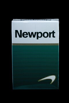 Pack of popular menthol cigarettes - Newport is an American brand of cigarettes named for the seaport of Newport, Rhode Island.