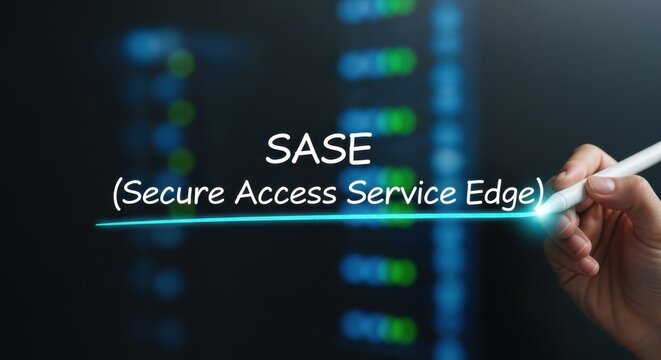 SASE, Secure Access Service Edge concept, cybersecurity, network security, technology