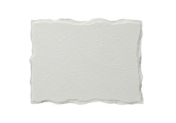 Obraz premium A gray piece of paper with rough edges isolated on transparent background