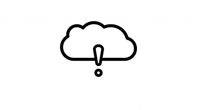 cloud animated icon