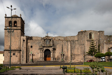 Obraz premium Centro histórico de la ciudad Imperial del Cuzco o Cusco en Perú 