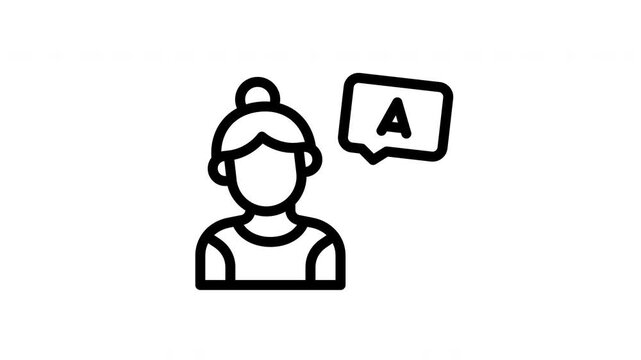 translator animated icon