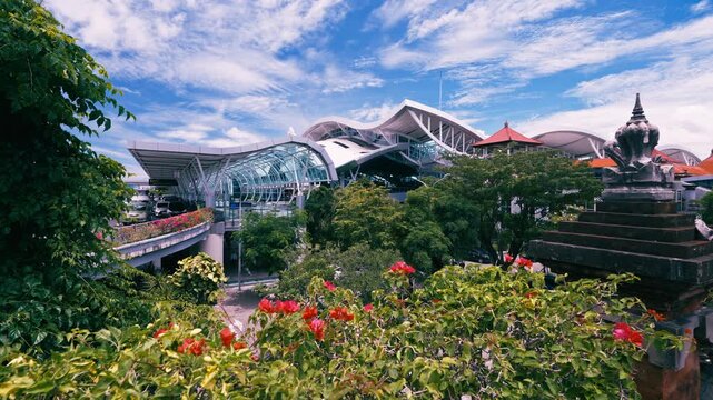 Bali Indonesia International Airport I Gusti Ngurah Rai Building Architecture Morning