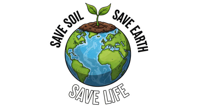 Save soil save earth a plea for environmental preservation and sustainable living