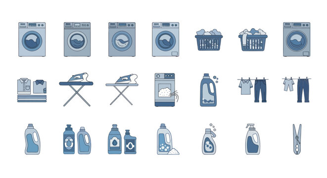 Laundry Collection: Washing Machines, Ironing, Drying Clothes, Detergents