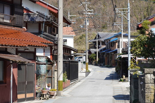 昔ながらの街並み