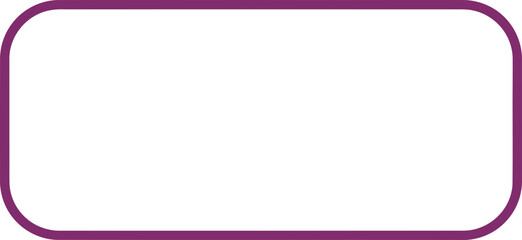 Fototapeta premium Purple rectangle frame border shape.