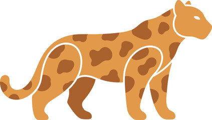 Illustration of a spotted orange cat. © Brian