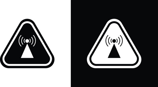 Non ionizing radiation hazard sign