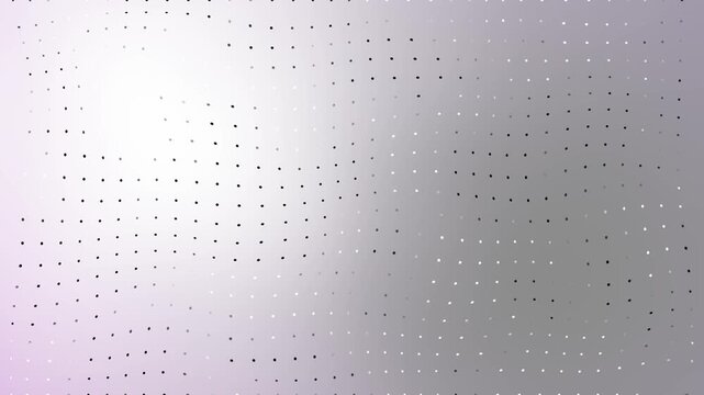 Perforated metal sheet with gradient light reflection on surface