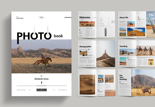 Photobook Magazine Template