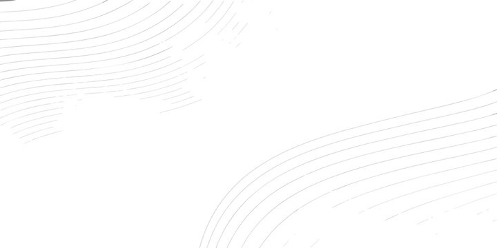 Abstract white background with flowing curved lines and negative space