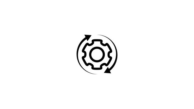Agile Vector Icon Design Illustration