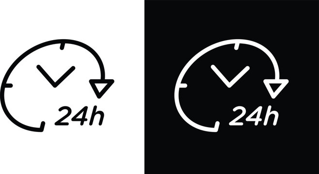 Twenty four hours icon