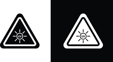 Obraz premium UV light do not look sign