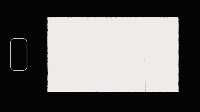 Vintage super 8 mm frame overlay.old grunge film strip frame, Old Movie.4k video.