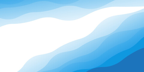 Obraz premium water wavy splash shape, sea waves, landscape water ripple for background, eps 10