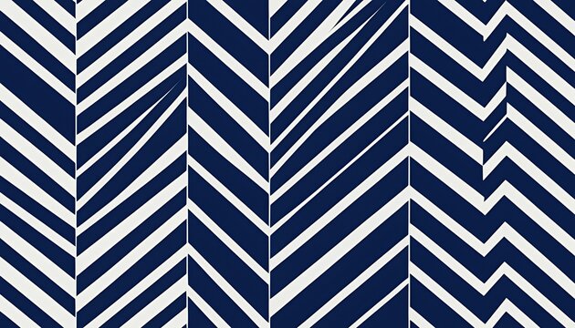 Chevron pattern navy blue stripes abstract geometric background